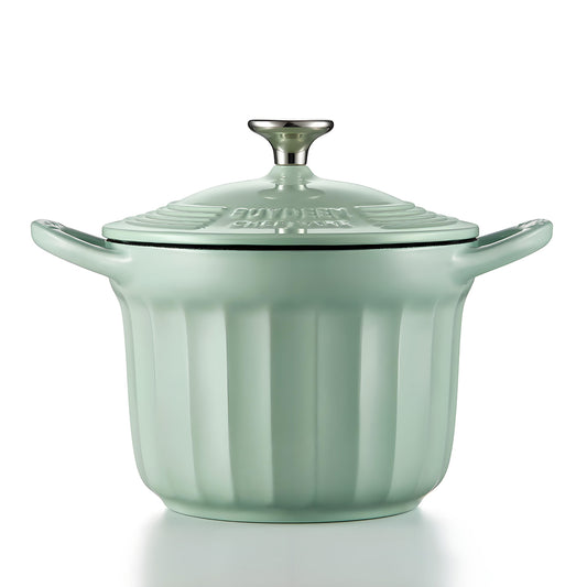 BUYDEEM 1.8L Enameled Cast Iron Dutch Oven CP541 V943-CP541-GREEN