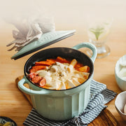 BUYDEEM 1.8L Enameled Cast Iron Dutch Oven CP541 V943-CP541-GREEN