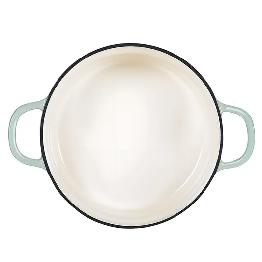 BUYDEEM Enameled Cast-Iron Dutch Oven V943-CP552-GREEN