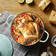 BUYDEEM Enameled Cast-Iron Dutch Oven V943-CP552-GREEN