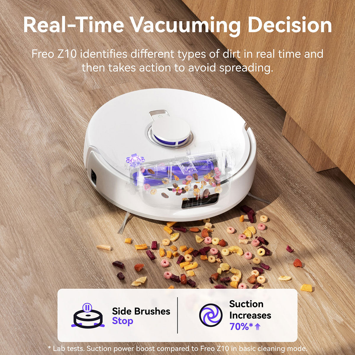 Narwal Freo Z10 Robotic Vacuum and Mop Cleaner - Covers Every Angle Without Any Tangles V943-FREO Z10