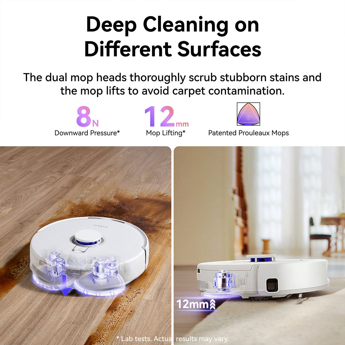 Narwal Freo Z10 Robotic Vacuum and Mop Cleaner - Covers Every Angle Without Any Tangles V943-FREO Z10