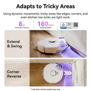 Narwal Freo Z10 Robotic Vacuum and Mop Cleaner - Covers Every Angle Without Any Tangles V943-FREO Z10