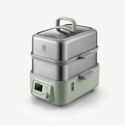 BUYDEEM Double Tier 10L Electric One Touch Digital Multifunctional Food Steamer V943-G56
