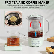 BUYDEEM Mini Multi-function Tea/Coffee Maker K32 600ml V943-K32AU-GREEN