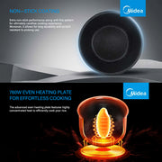 Midea 5L Rice Cooker Non-Stick Multi-functionality 24-Hour Auto Keep Warm V943-MB-FS5021W