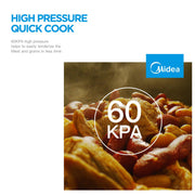 Midea 5.7L 12 Programs Pressure Cooker V943-MPC60010ADKH