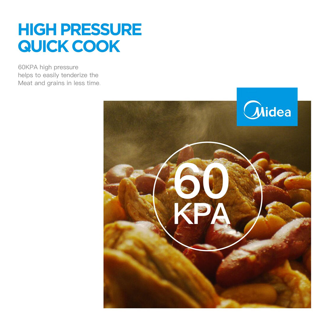 Midea 5.7L 12 Programs Pressure Cooker V943-MPC60010ADKH