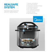 Midea 5.7L 12 Programs Pressure Cooker V943-MPC60010ADKH