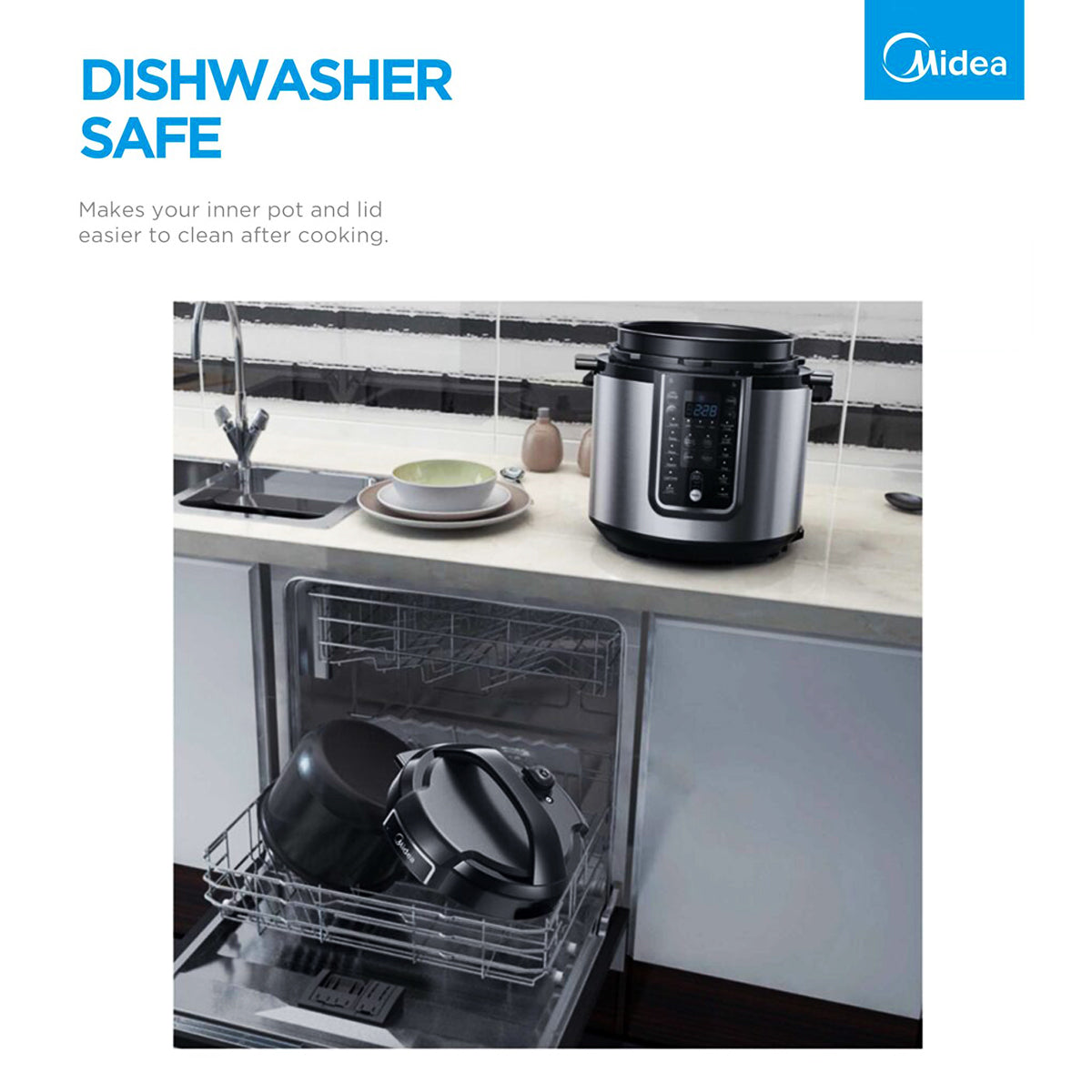 Midea 5.7L 12 Programs Pressure Cooker V943-MPC60010ADKH