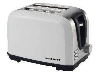 BOS & SARINO 2 Slice White Toaster V949-BST1003