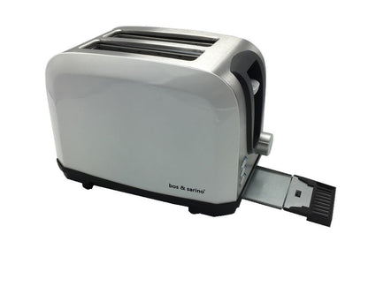 BOS & SARINO 2 Slice White Toaster V949-BST1003
