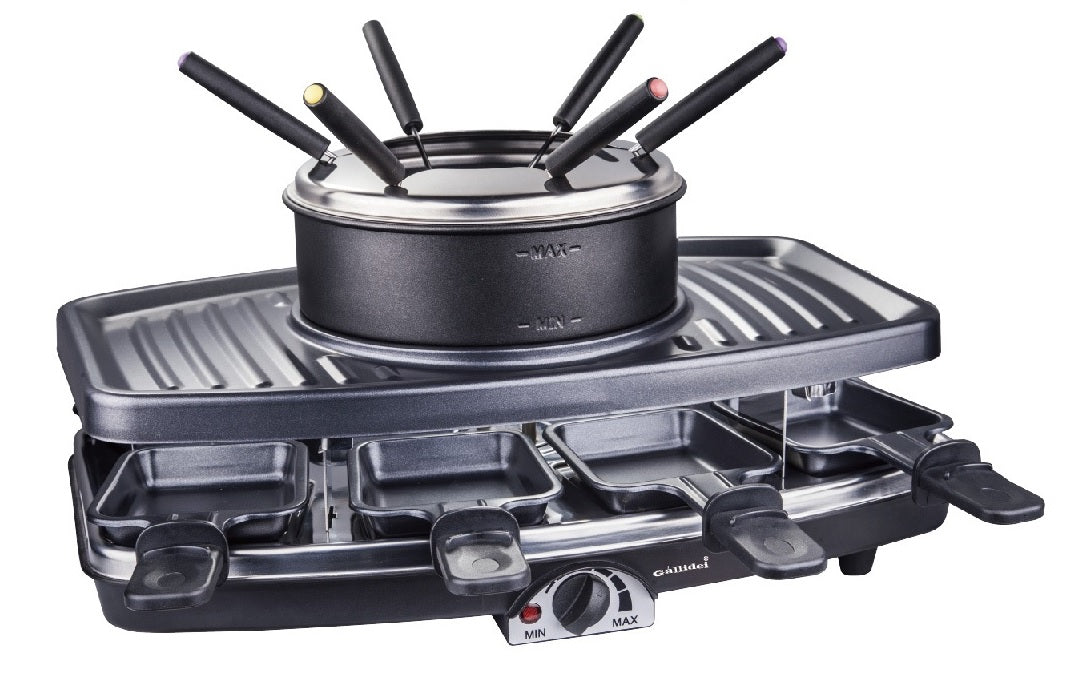 GALLIDEI Fondue & Raclette Grill V949-GRG1001