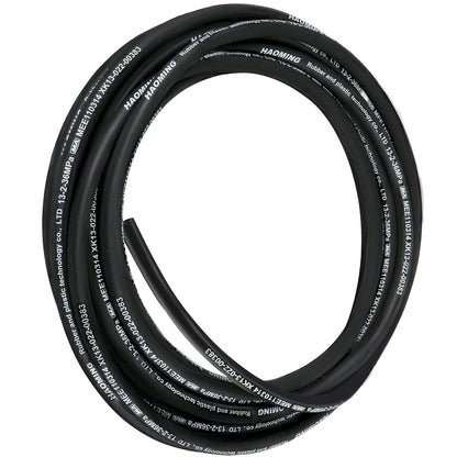 Hydraulic Hose 15m Rubber Hydraulic Hoses with 2 High-Tensile Steel Wire Braid, Inner Diameter 1/2 Inch, 5000 V952-00PSIX5NJR2YV2MH3V0