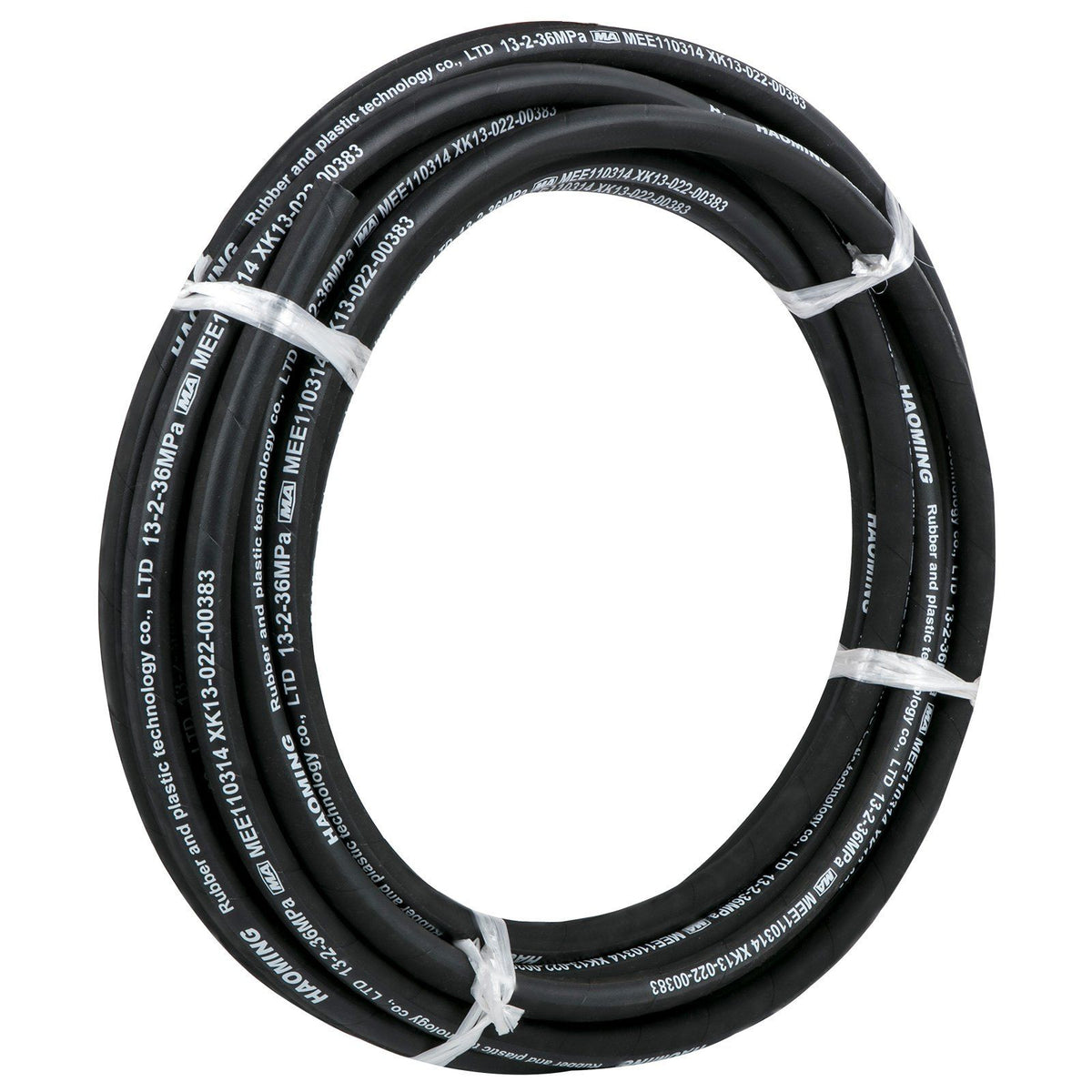 Hydraulic Hose 15m Rubber Hydraulic Hoses with 2 High-Tensile Steel Wire Braid, Inner Diameter 1/2 Inch, 5000 V952-00PSIX5NJR2YV2MH3V0