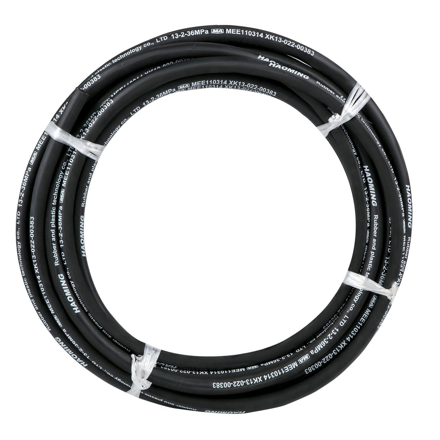 Hydraulic Hose 15m Rubber Hydraulic Hoses with 2 High-Tensile Steel Wire Braid, Inner Diameter 1/2 Inch, 5000 V952-00PSIX5NJR2YV2MH3V0