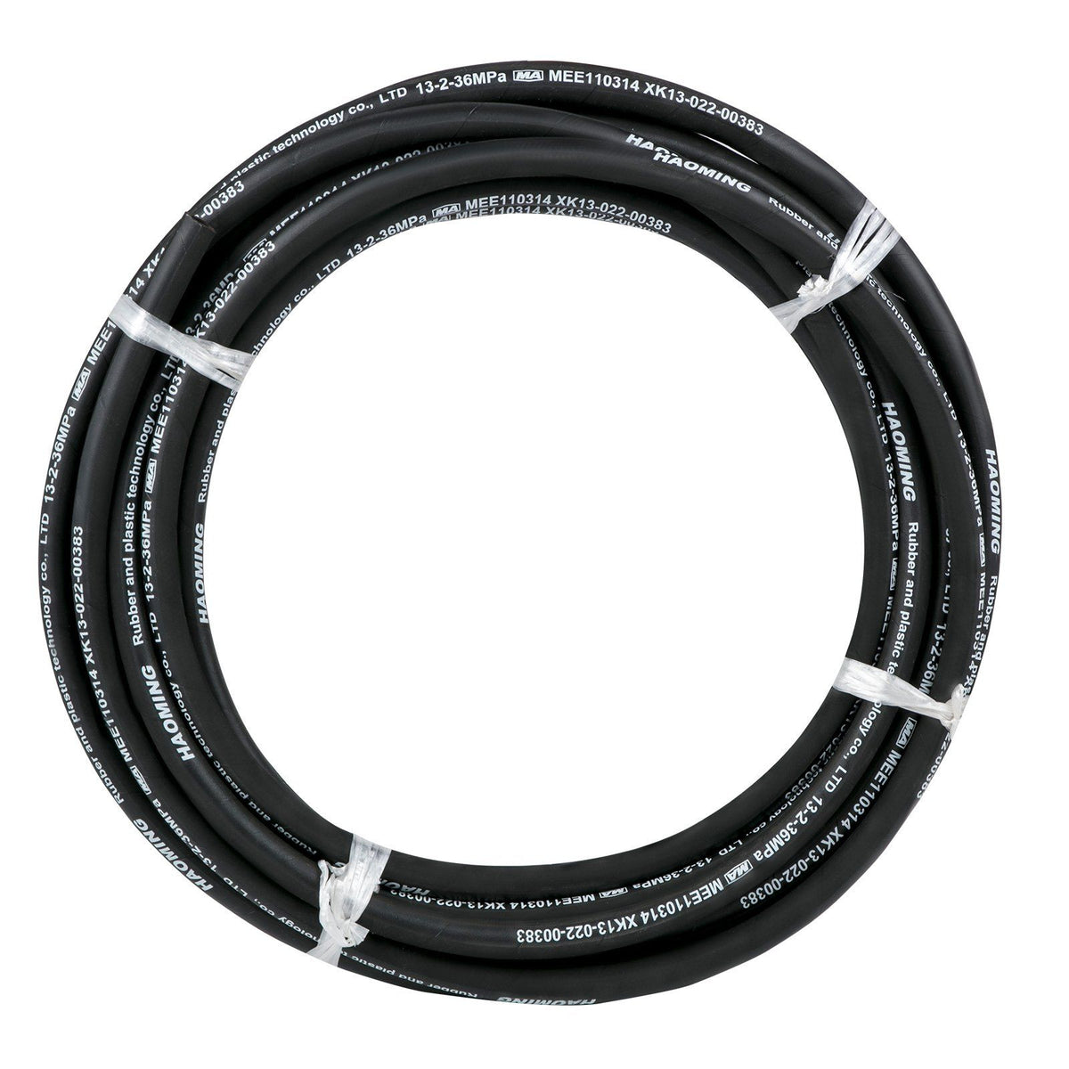 Hydraulic Hose 15m Rubber Hydraulic Hoses with 2 High-Tensile Steel Wire Braid, Inner Diameter 1/2 Inch, 5000 V952-00PSIX5NJR2YV2MH3V0