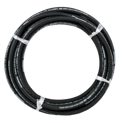 Hydraulic Hose 15m Rubber Hydraulic Hoses with 2 High-Tensile Steel Wire Braid, Inner Diameter 1/2 Inch, 5000 V952-00PSIX5NJR2YV2MH3V0