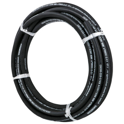 Hydraulic Hose 15m Rubber Hydraulic Hoses with 2 High-Tensile Steel Wire Braid, Inner Diameter 1/2 Inch, 5000 V952-00PSIX5NJR2YV2MH3V0