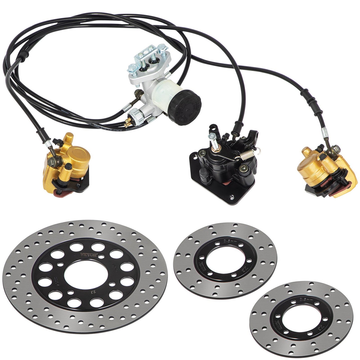 Go Kart Brake Master Cylinder Kit Go Kart Hydraulic Brake Kit Universal Go Karts Brake Kit Complete Including V952-02-08KDCSCTJ00001V0