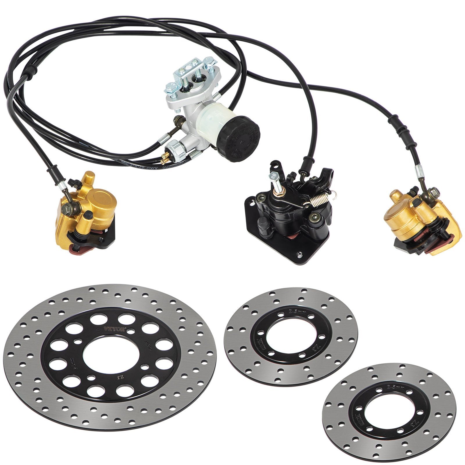 Go Kart Brake Master Cylinder Kit Go Kart Hydraulic Brake Kit Universal Go Karts Brake Kit Complete Including V952-02-08KDCSCTJ00001V0