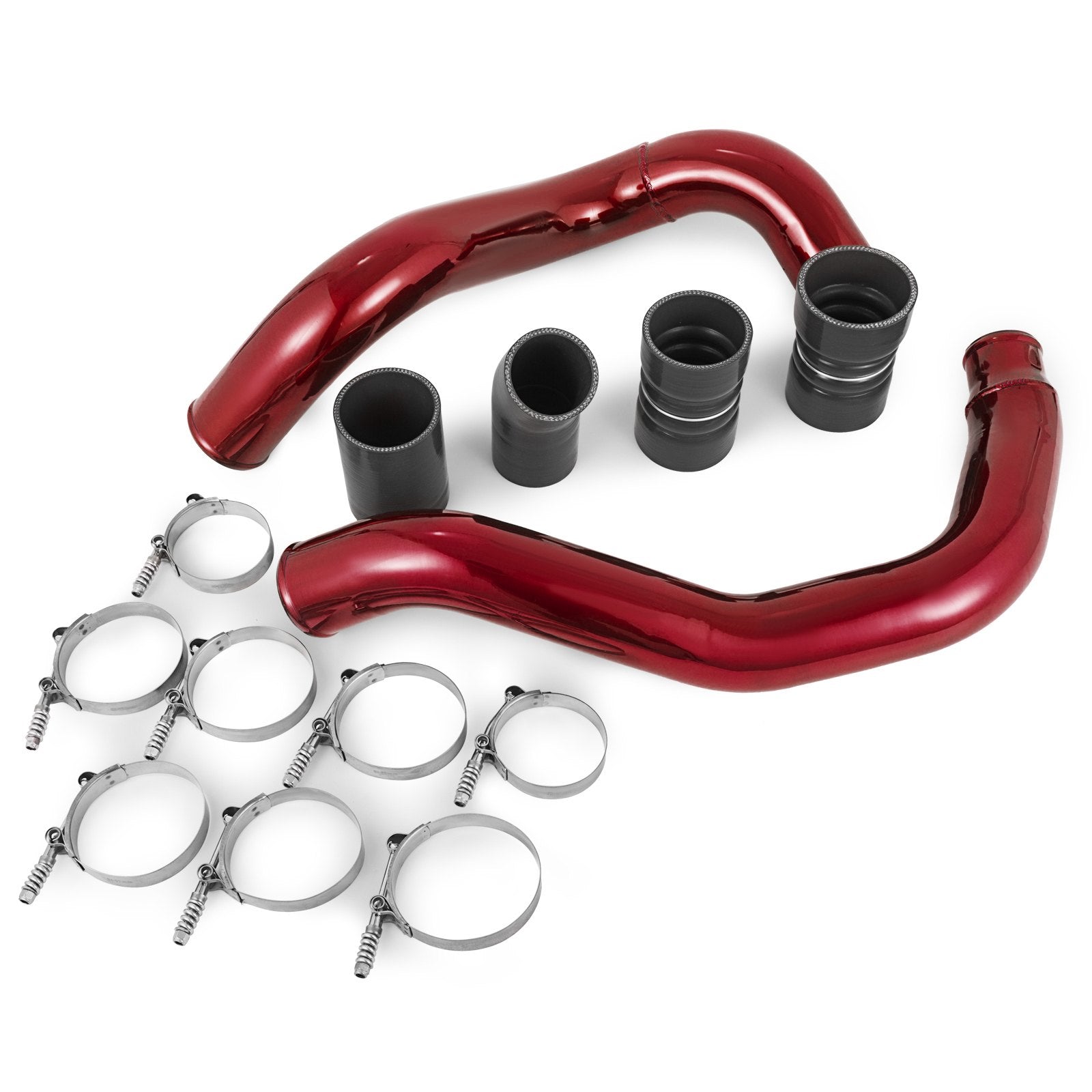 Fit Ford 03-07 6.0L V8 Powerstroke Diesel Turbo Intercooler Pipe and Boot Kit V952-03-07HSFTZLQ00001V0