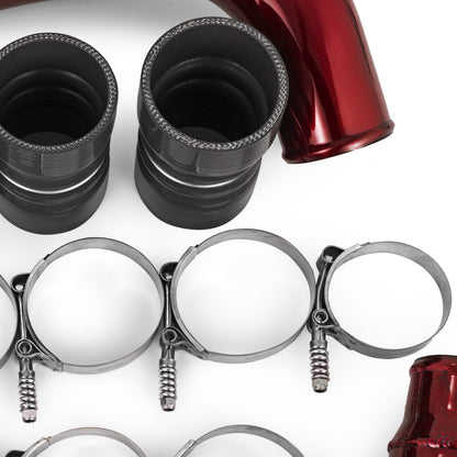 Fit Ford 03-07 6.0L V8 Powerstroke Diesel Turbo Intercooler Pipe and Boot Kit V952-03-07HSFTZLQ00001V0