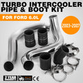 Turbo Intercooler Pipe & Boot Kit Silver for 03-07 Ford 6.0L Powerstroke Diesel V952-03-07YSFTZLQ00001V0