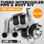Turbo Intercooler Pipe & Boot Kit Silver for 03-07 Ford 6.0L Powerstroke Diesel V952-03-07YSFTZLQ00001V0