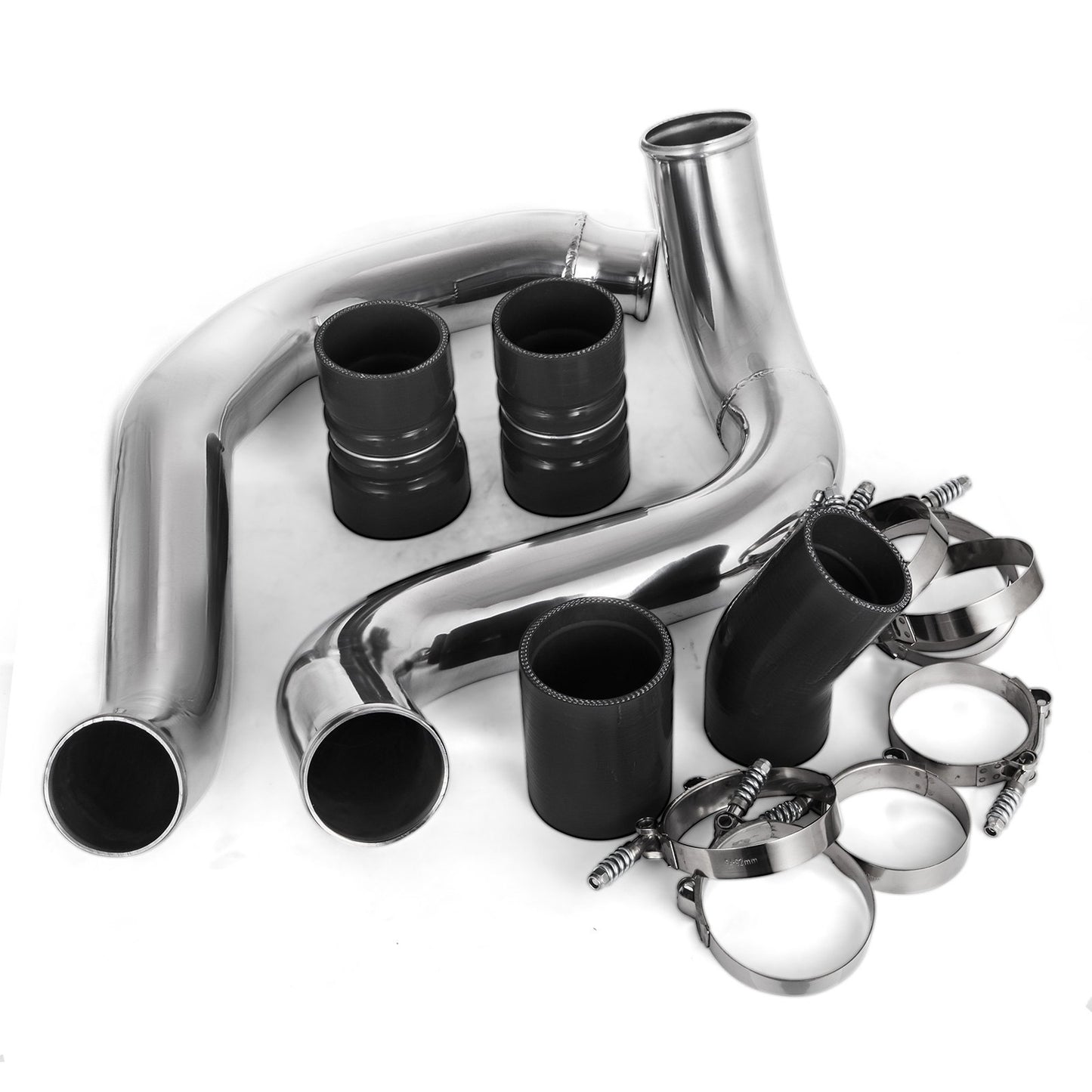 Turbo Intercooler Pipe & Boot Kit Silver for 03-07 Ford 6.0L Powerstroke Diesel V952-03-07YSFTZLQ00001V0