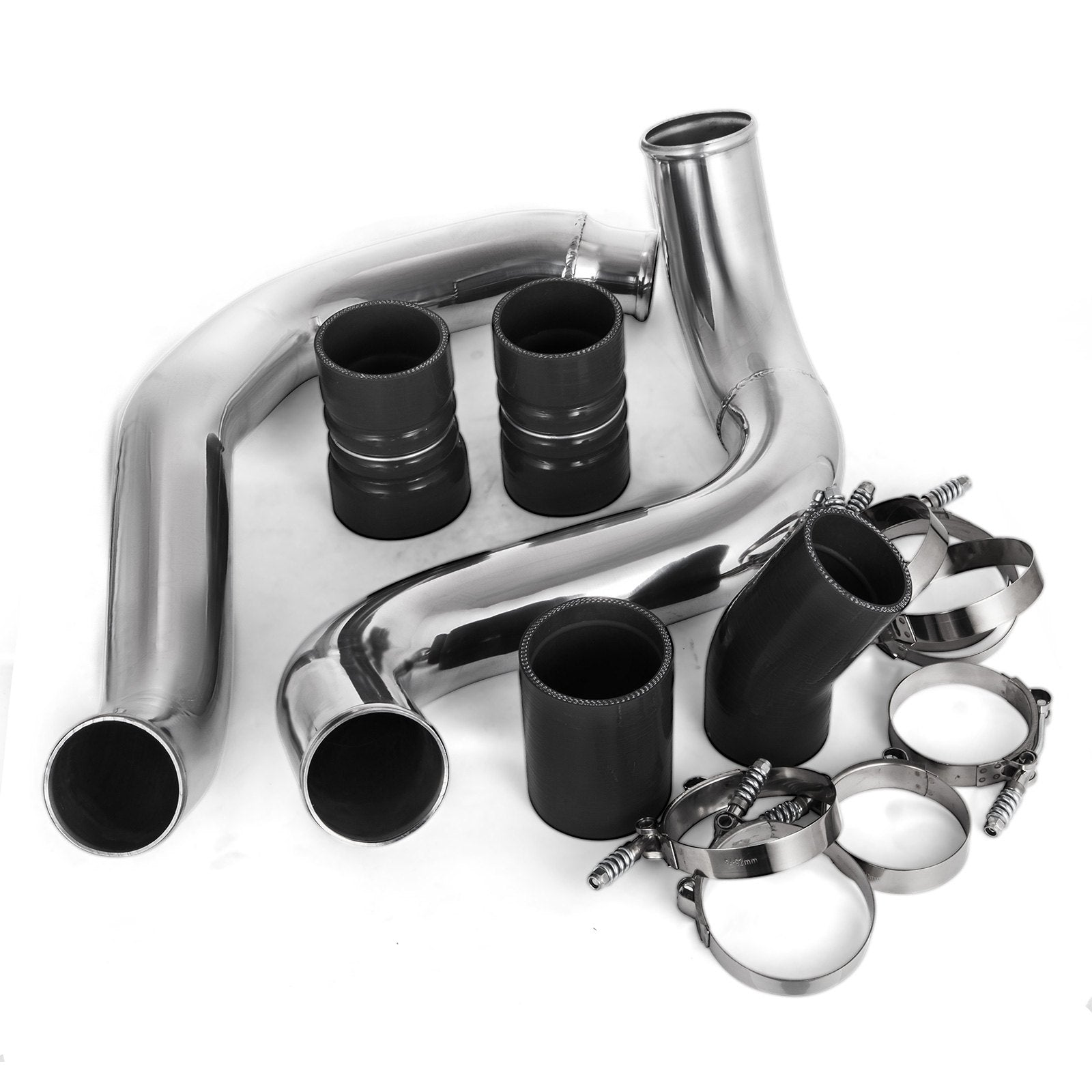 Turbo Intercooler Pipe & Boot Kit Silver for 03-07 Ford 6.0L Powerstroke Diesel V952-03-07YSFTZLQ00001V0