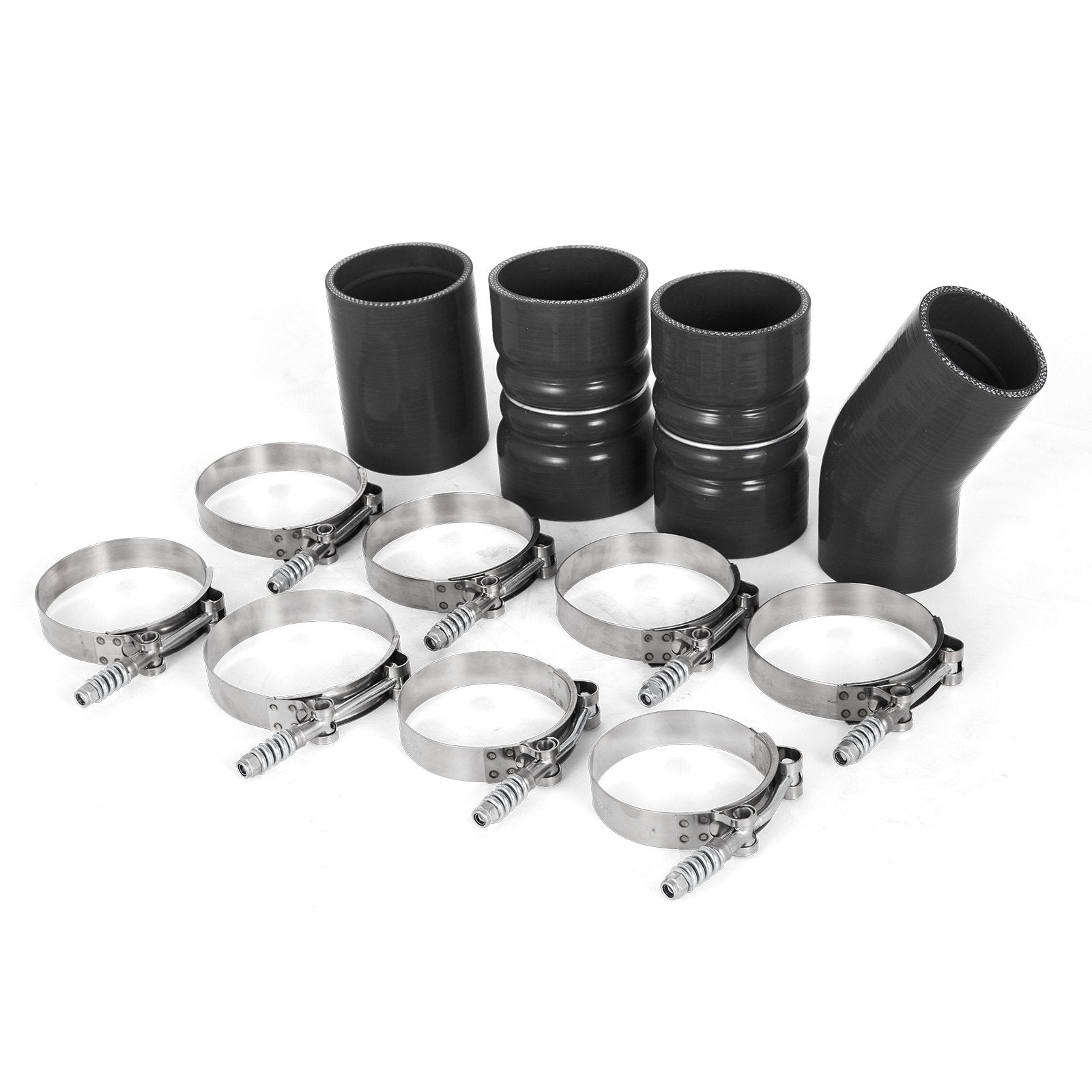 Turbo Intercooler Pipe & Boot Kit Silver for 03-07 Ford 6.0L Powerstroke Diesel V952-03-07YSFTZLQ00001V0