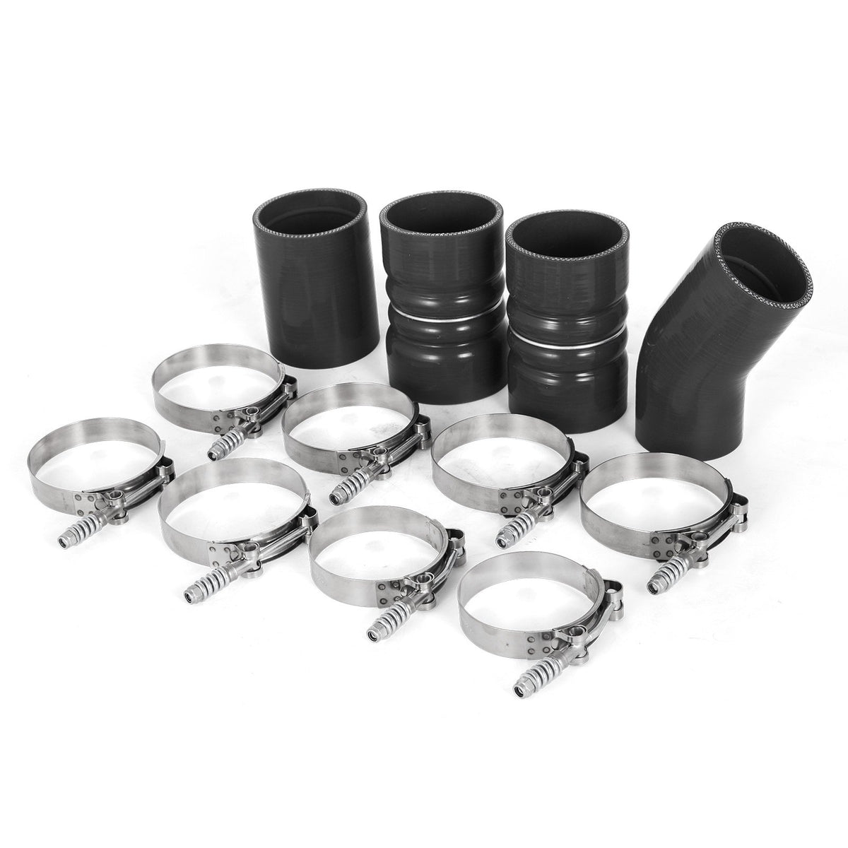 Turbo Intercooler Pipe & Boot Kit Silver for 03-07 Ford 6.0L Powerstroke Diesel V952-03-07YSFTZLQ00001V0