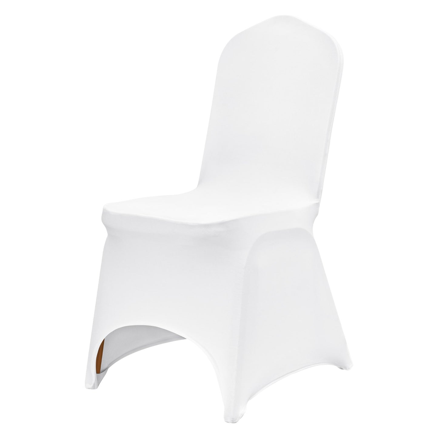 Stretch Spandex Folding Chair Covers, Universal Fitted Arched Front Cover, Removable Washable Protective V952-100PCSGXBSYT00001V0