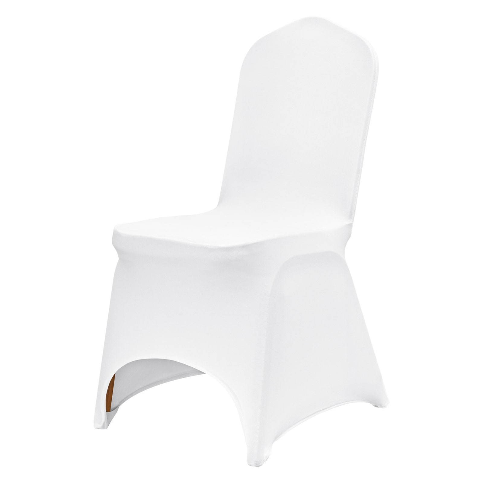 Stretch Spandex Folding Chair Covers, Universal Fitted Arched Front Cover, Removable Washable Protective V952-100PCSGXBSYT00001V0