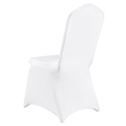 Stretch Spandex Folding Chair Covers, Universal Fitted Arched Front Cover, Removable Washable Protective V952-100PCSGXBSYT00001V0