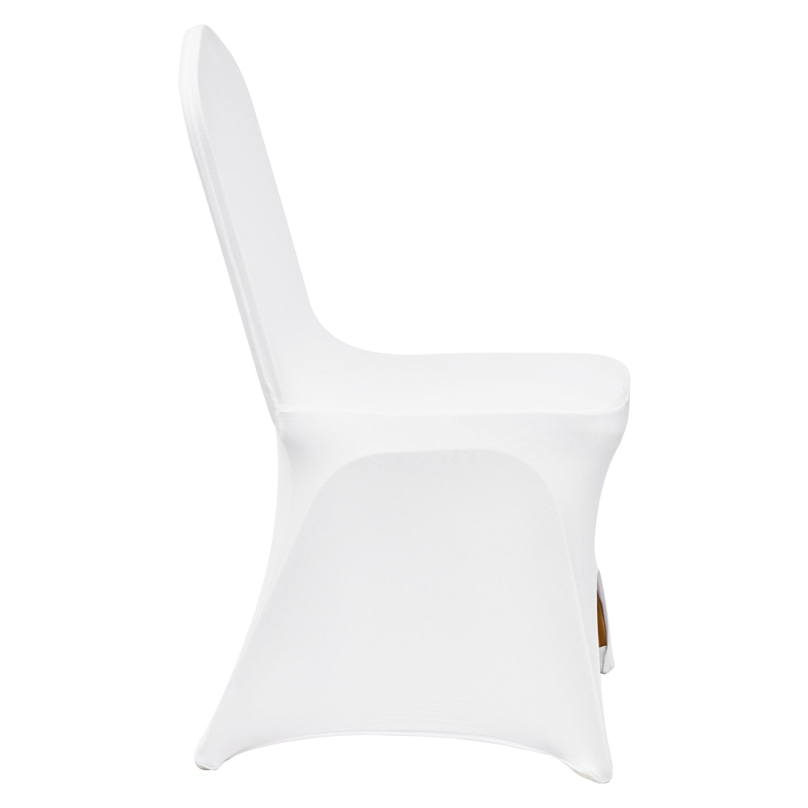 Stretch Spandex Folding Chair Covers, Universal Fitted Arched Front Cover, Removable Washable Protective V952-100PCSGXBSYT00001V0