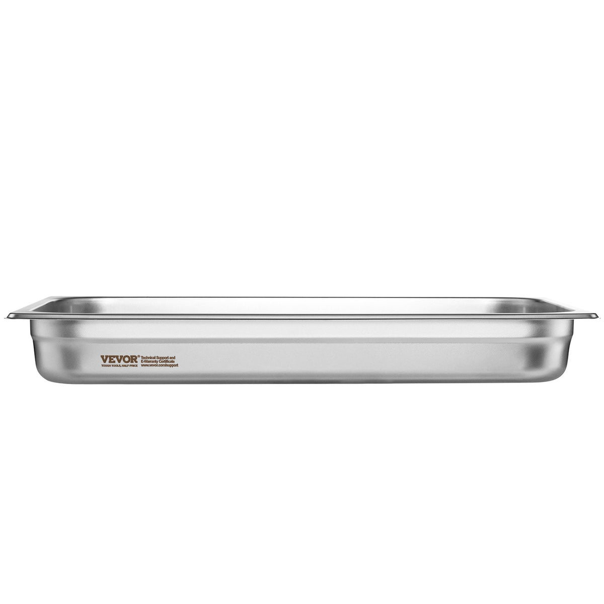 6 Pack Hotel Pans, Full Size Anti-Jam Steam Pan, 0.8mm Thick Stainless Steel Restaurant Steam Table Pan, V952-11QCCPWG25YCP9ZNIV0