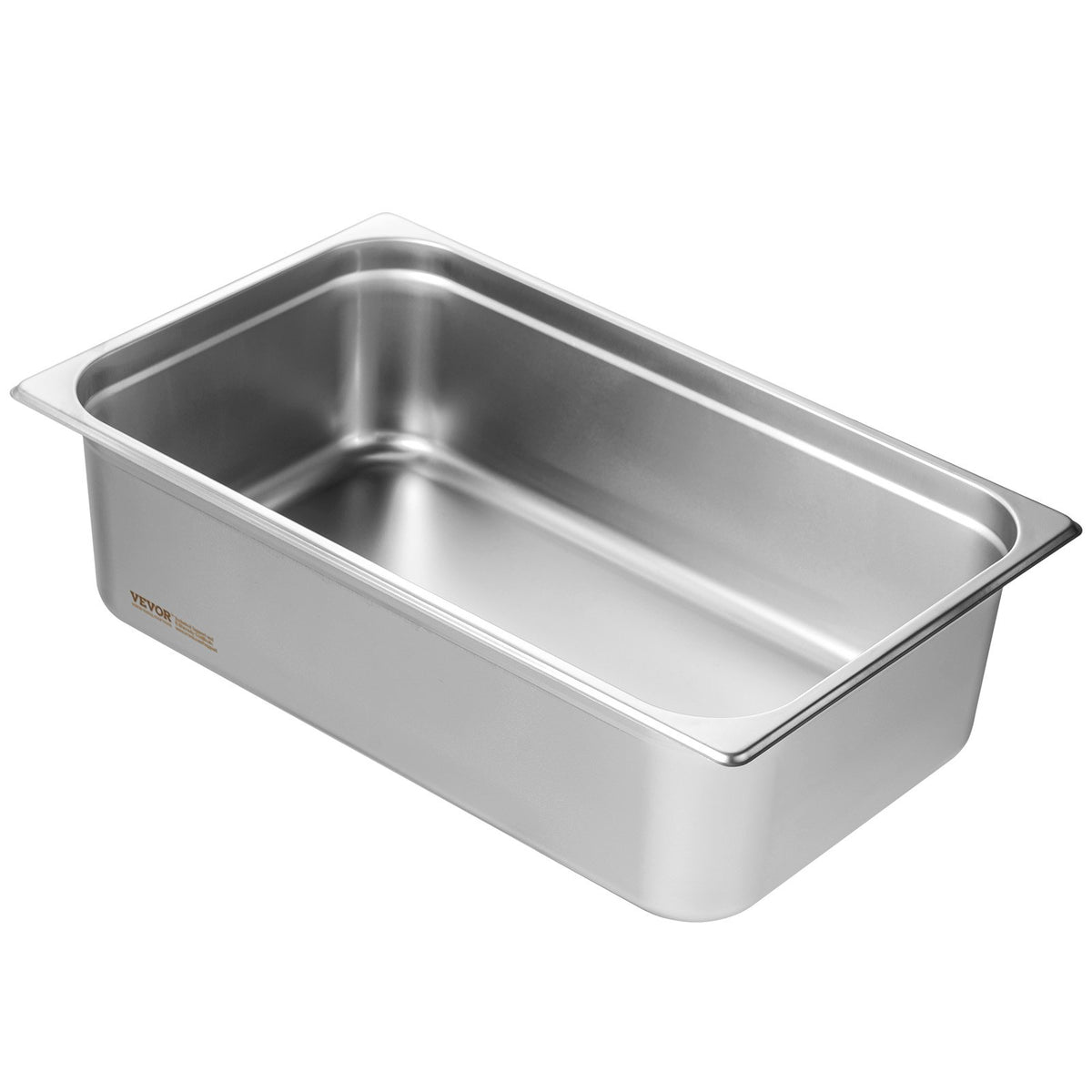 6 Pack Hotel Pans, Full Size Anti-Jam Steam Pan, 0.8mm Thick Stainless Steel Restaurant Steam Table Pan, V952-11QCCPWG6YCSQE87TV0