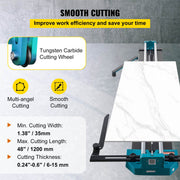 Manual Tile Cutter 1200mm Cutting Machine w/ Laser for Ceramic V952-120CMCZQGJ0000001V0