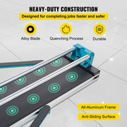 Manual Tile Cutter 1200mm Cutting Machine w/ Laser for Ceramic V952-120CMCZQGJ0000001V0