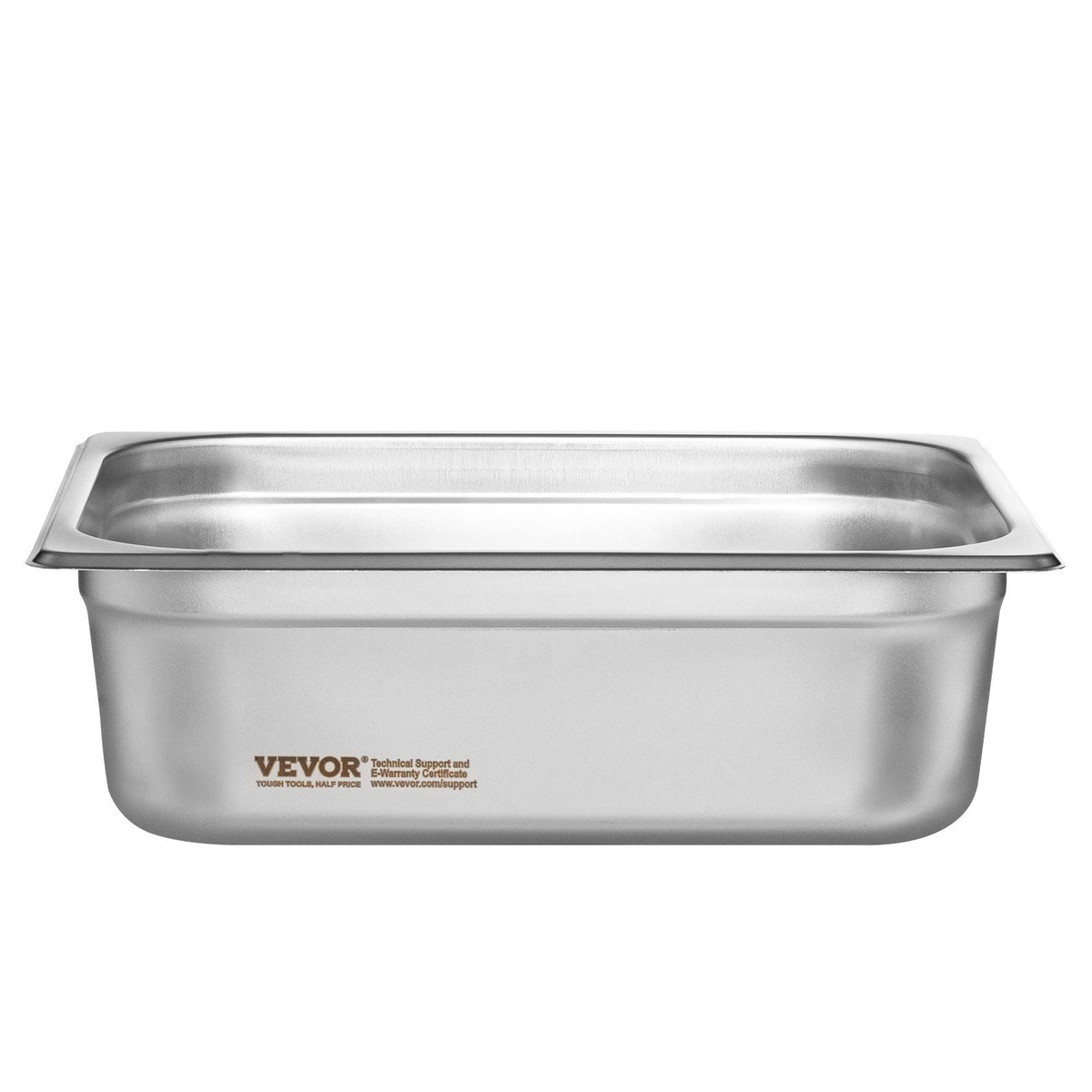 8 Pack Hotel Pans, 1/2 Size Anti-Jam Steam Pan with Lid, 0.8mm Thick Stainless Steel Steam Table Pan, 4-Inch V952-12BCCPBXG8JTGXJ0JV0