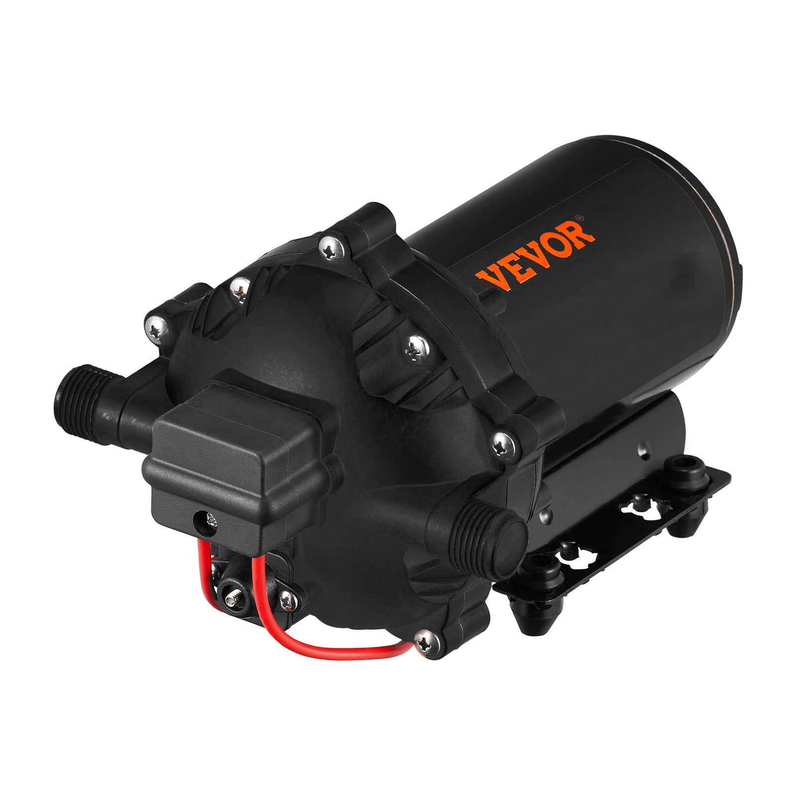 RV Water Pump 5.3 GPM 5.5 Gallons Per Minute 12V Water Pump Automatic 70 PSI Diaphragm Pump with 25 Foot V952-12VDCSFWP1-JBCXB1V0