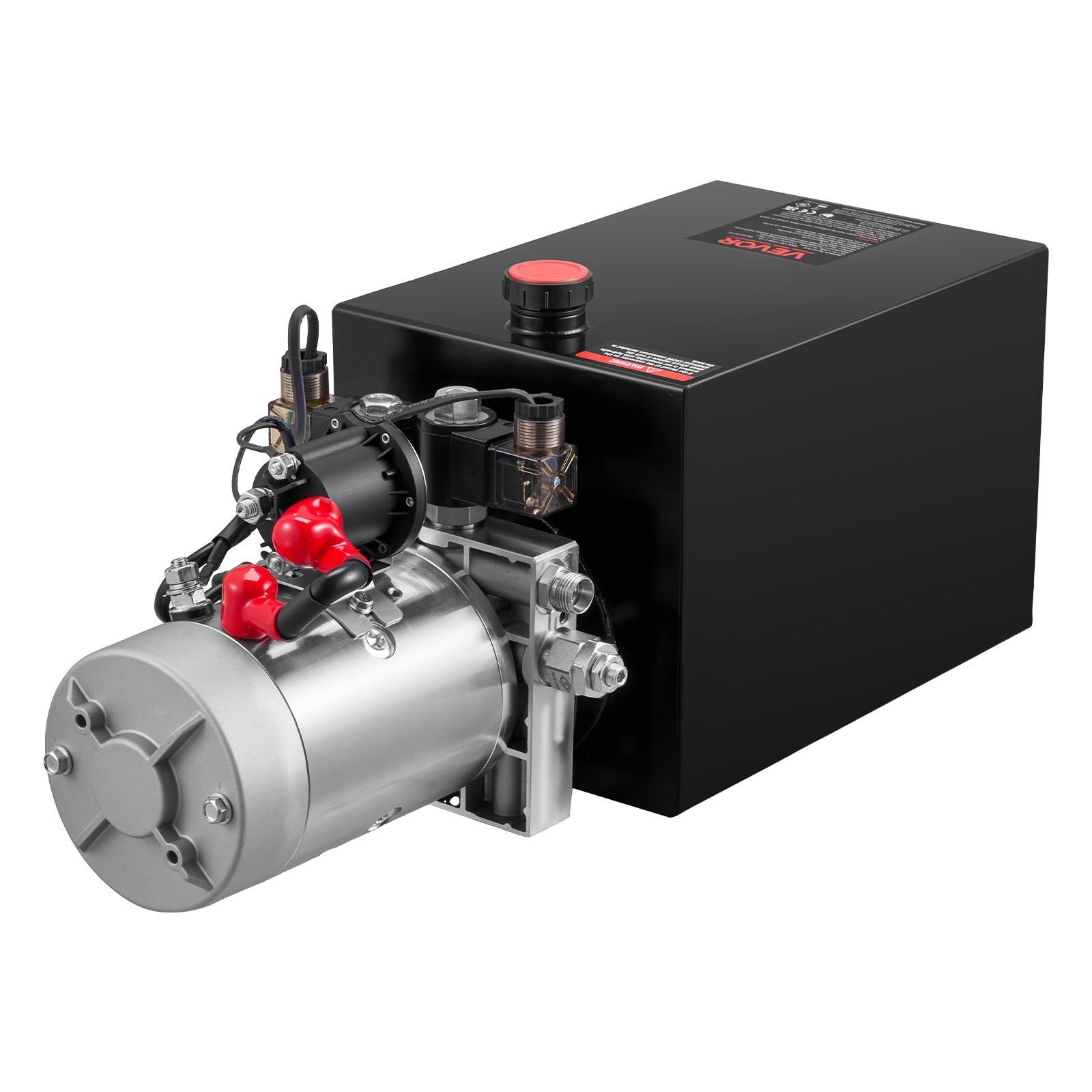 12 L Hydraulic Power Unit, Double Acting Dump Trailer Pump, 22 MPa Max Relief Pressure & 3.4 L/min Flow Rate, V952-12VSZYFXJSYXGNVP0001V9