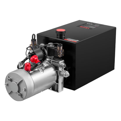 12 L Hydraulic Power Unit, Double Acting Dump Trailer Pump, 22 MPa Max Relief Pressure & 3.4 L/min Flow Rate, V952-12VSZYFXJSYXGNVP0001V9