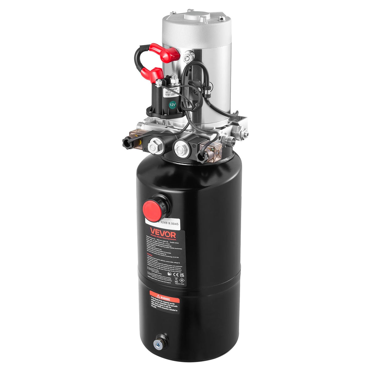8 L Hydraulic Power Unit, Double Acting Dump Trailer Pump, 22 MPa Max Relief Pressure & 3.4 L/min Flow Rate, V952-12VSZYYXJSYX1FV09001V9