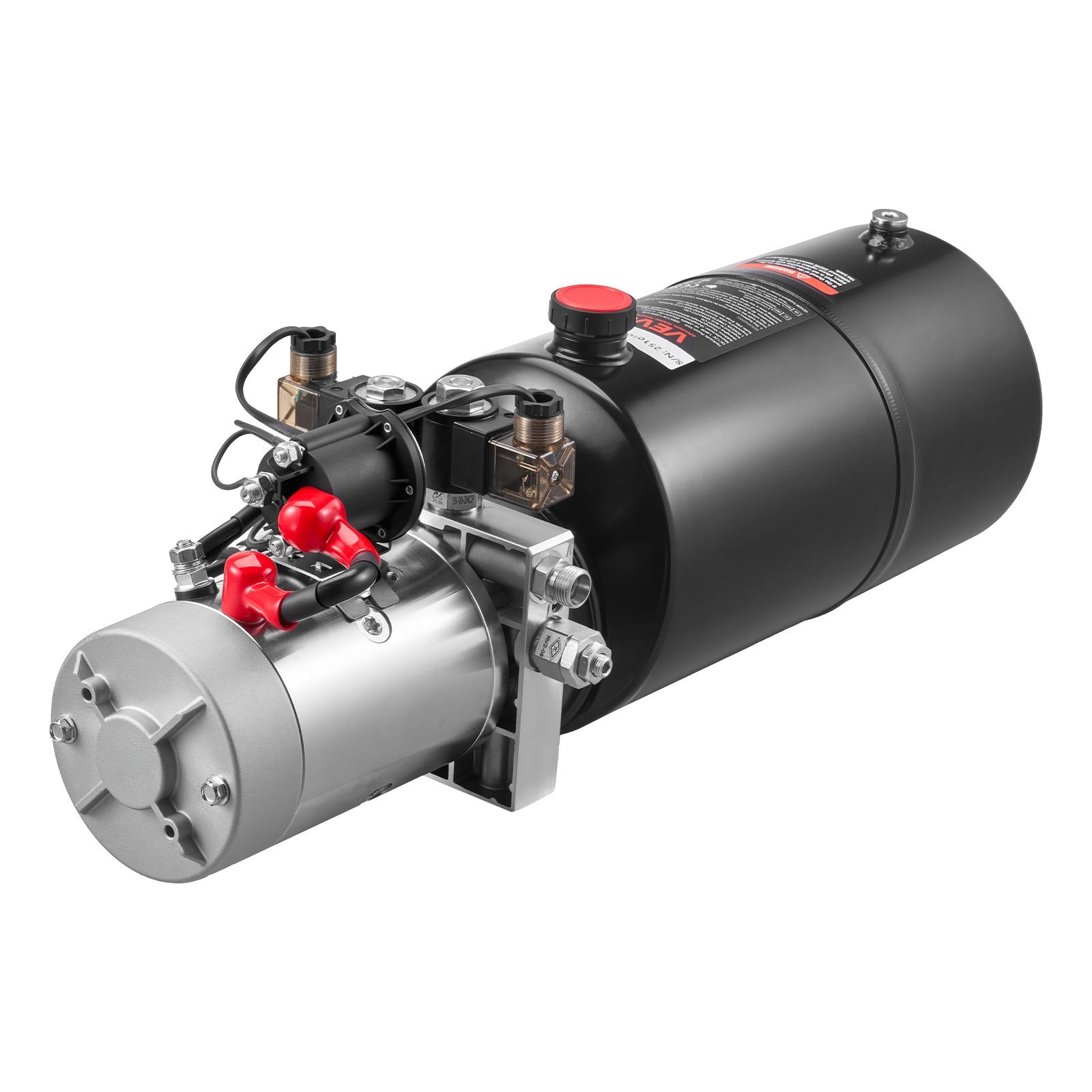8 L Hydraulic Power Unit, Double Acting Dump Trailer Pump, 22 MPa Max Relief Pressure & 3.4 L/min Flow Rate, V952-12VSZYYXJSYX1FV09001V9