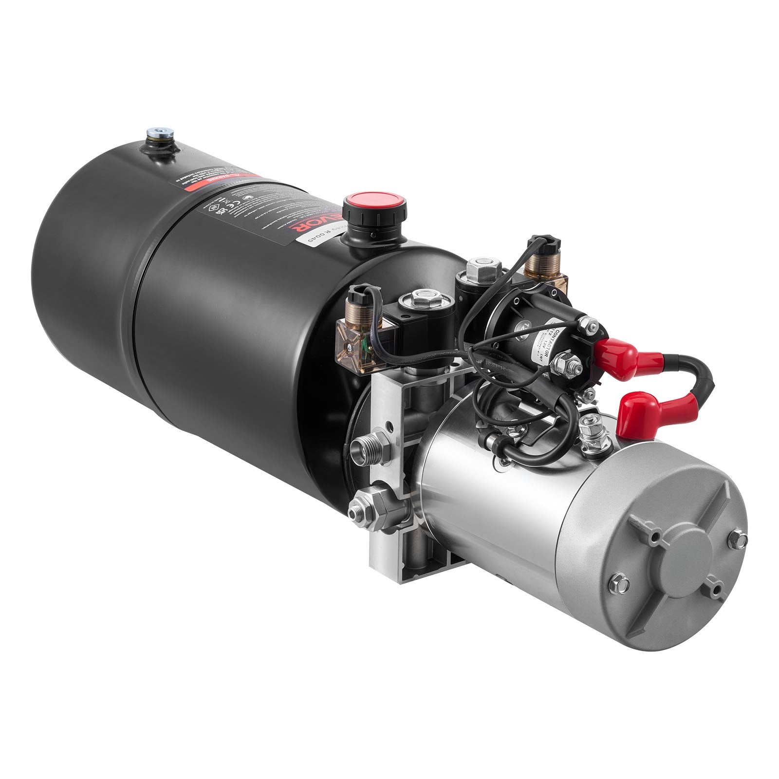 8 L Hydraulic Power Unit, Double Acting Dump Trailer Pump, 22 MPa Max Relief Pressure & 3.4 L/min Flow Rate, V952-12VSZYYXJSYX1FV09001V9