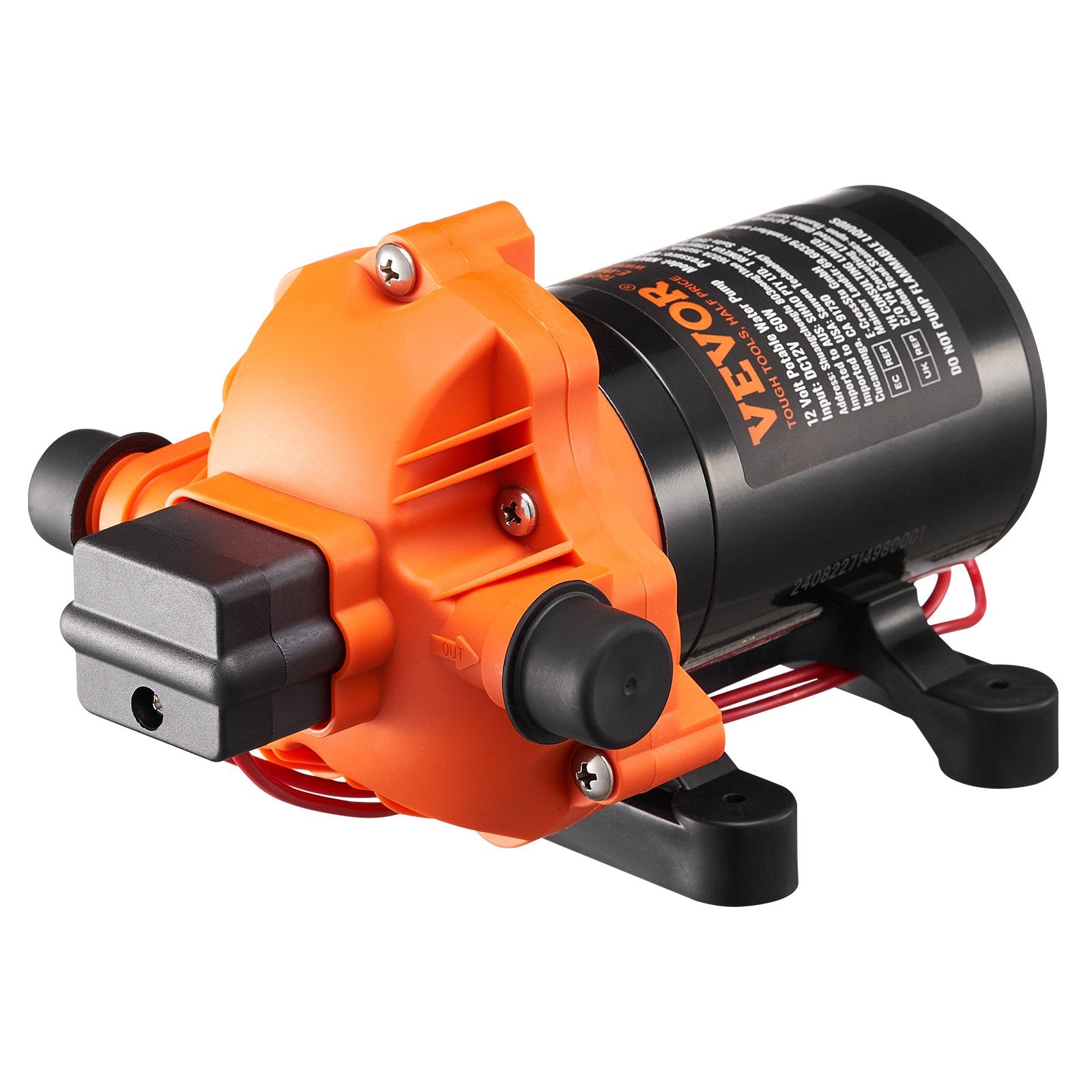 Diaphragm Pump 1.8GPM 6.81 L/min 3-Chamber Water Pump Pressure Switch V952-12VYYSB3Q18GVU9M9V9