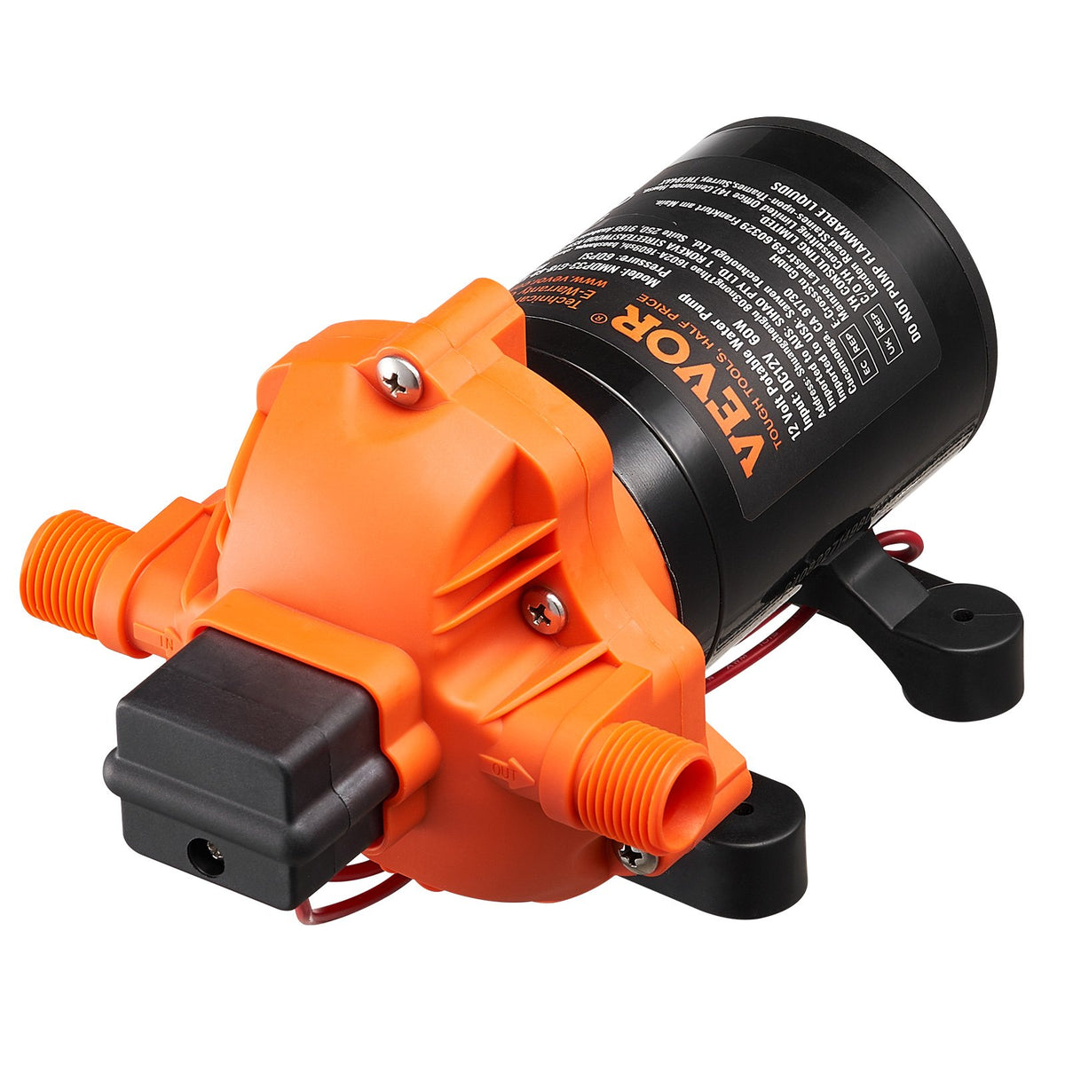 Diaphragm Pump 1.8GPM 6.81 L/min 3-Chamber Water Pump Pressure Switch V952-12VYYSB3Q18GVU9M9V9